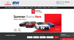 Desktop Screenshot of donwoodtoyota.com